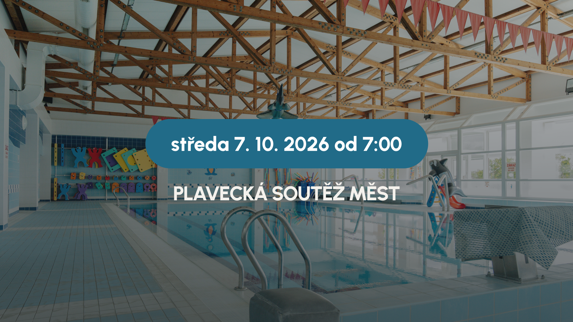 pozvánka na plaveckou soutěž měst