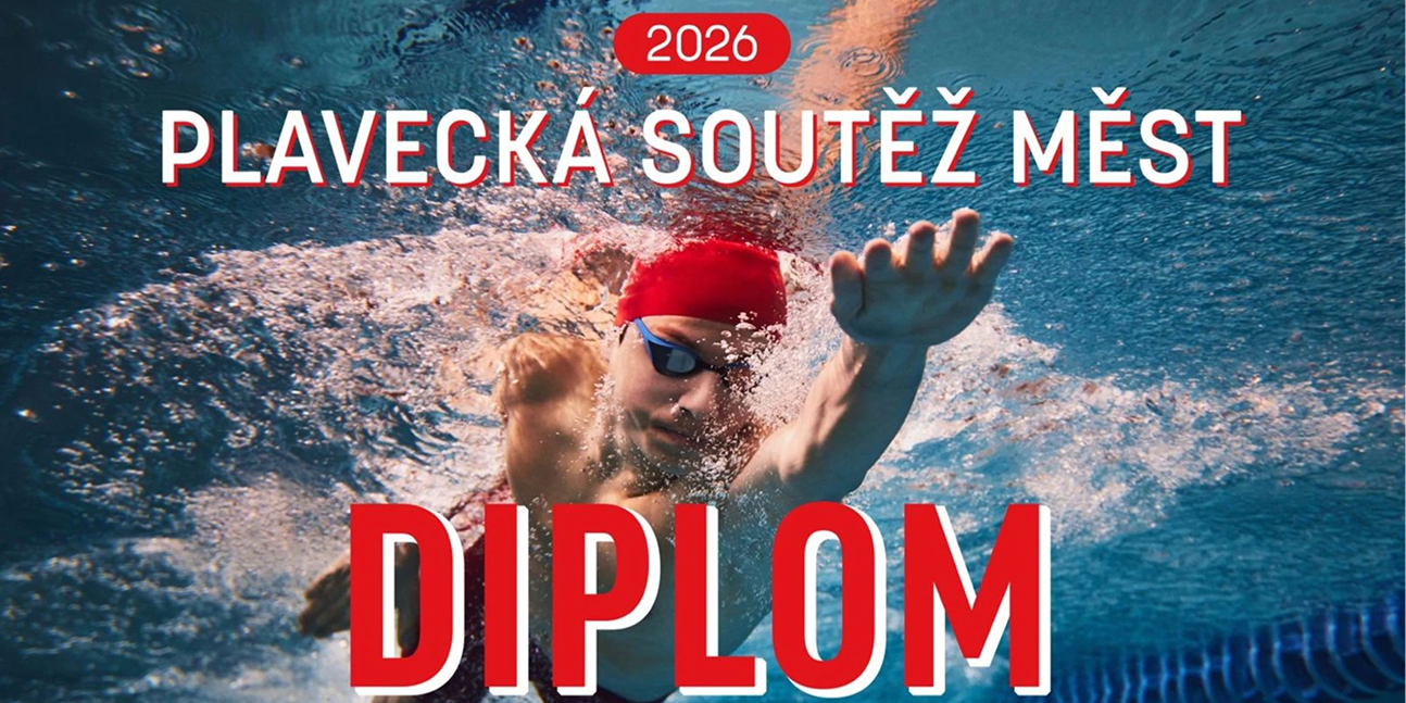 diplom v plavecké soutěži měst